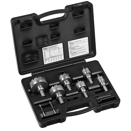 Klein Tools Hole Cutter Kit, Master Electrician Hole Cutter, 8-Piece 31873