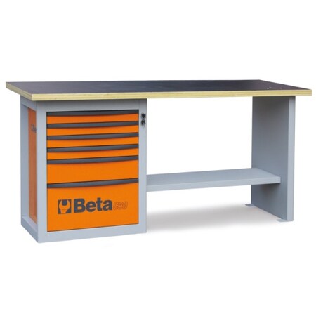 Beta Workbench w/1 Cabinet, 6 Drawer 059000001