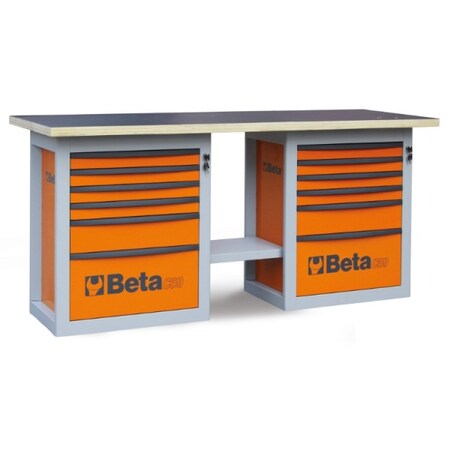 Beta Workbench w/1 Cabinet, 6 Drawer 059000002