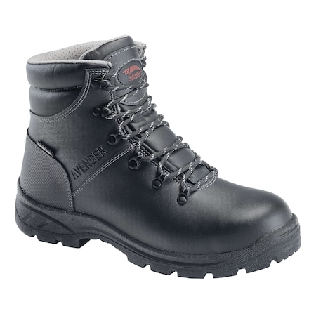 Avenger Builder Soft Toe Work Boots Mens Waterproof Black A8624 11.5 Wide Avenger Work Boots Mens Waterproof Leather Insole Black  main image 4