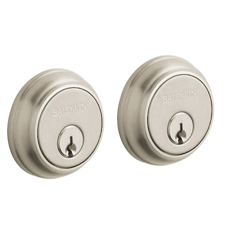 Baldwin Estate Lifetime Satin Nickel Deadbolts 8021.056