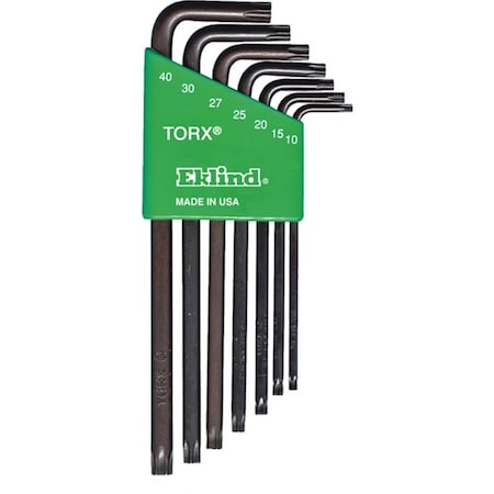 Eklind 7 Piece Torx? L-Shape Torx? Key Set, 10907 10907 | Zoro