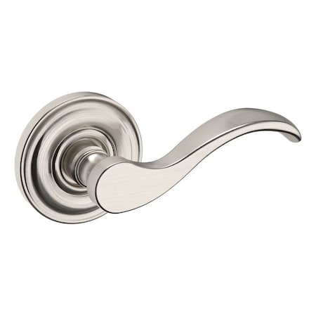 Baldwin Wave Lever Lifetime Satin Nickel Door Levers Lifetime Satin Nickel 5455V.056.LDM