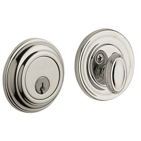 Baldwin Estate Lifetime Bright Nickel Deadbolts 8231.055