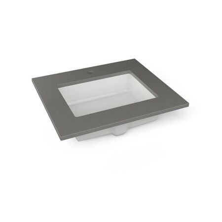 Robern Vf Top, Single-Hole Stone Gray, 25"X22" TF25UCO91-1