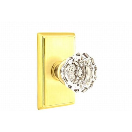 Emtek Bright Brass Privacy 8221ASUS3 8221ASUS3