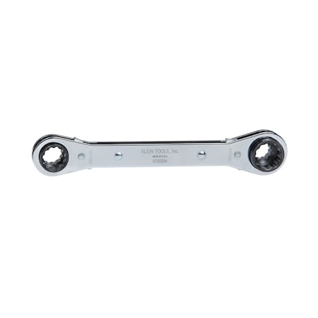 Klein Tools Lineman's Ratcheting 4-in-1 Box Wrench KT223X4