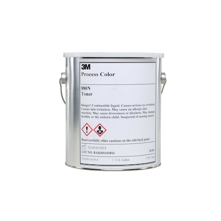 3M Scotchlite Process Color Toner 880I Clear, gal Cont 8801