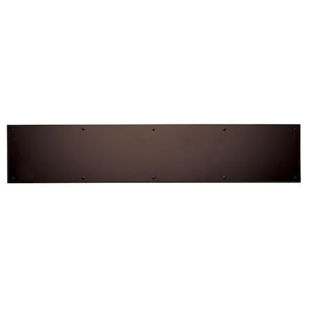 Trimco Mop Plate Dark Bronze Powder Coat 6"x34" 6X34.613