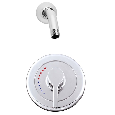 Speakman Commercial Shower Combination, Manual, 2, Polished Chrome SM-3010-LH