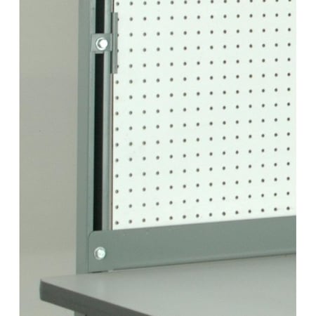 Stackbin White Peg Board, Full Width, 12"H 4-5PEG-24