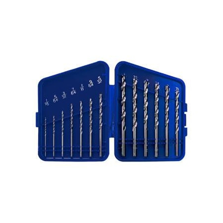 Irwin Cobalt Alloy High Speed Steel Drill Bit Set, 135 DEG. 63221