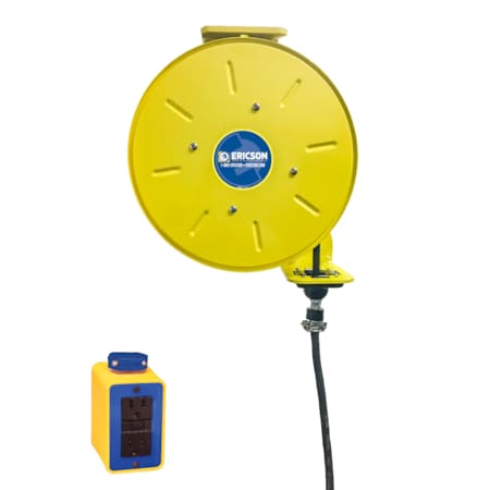 Ericson CBL RL, 50FT 12/3 SJOW W/BX, (2)5-20 RCP 4123-50-B20