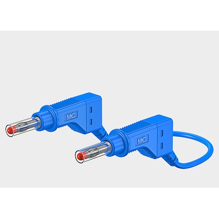 Staubli Connecting 4 mm Lead 100 Cm Black XZG410/SIL