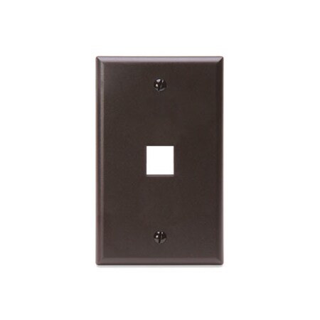Leviton Wallplates Wp 1Port Sg Bn 41080-1BP