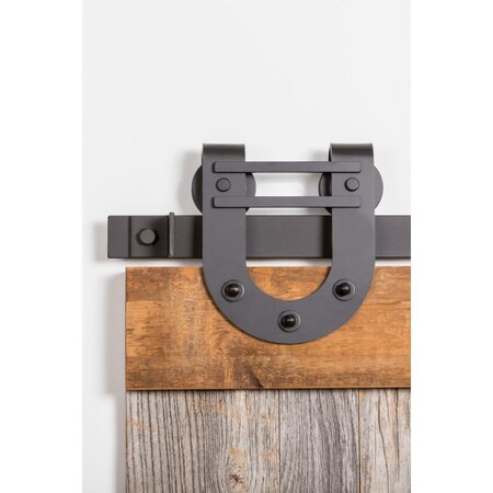 Leatherneck Flat Black Barn Door Hardware 0120-0051 00 0120-0051