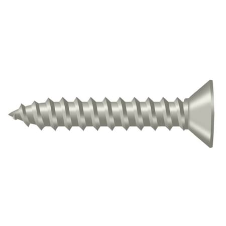 Deltana 3/4 in, Wood Screw, Nickel Steel SCWB775U15