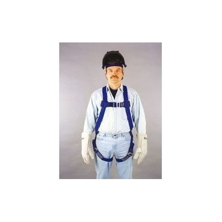 Honeywell Miller Full Body Harness, Universal, 400 lb., Front, Side D-Ring 650KFD-7/UBL