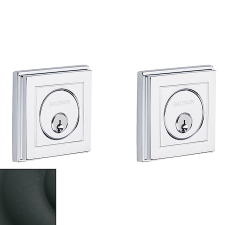 Baldwin Estate Satin Black Deadbolts 8261.190