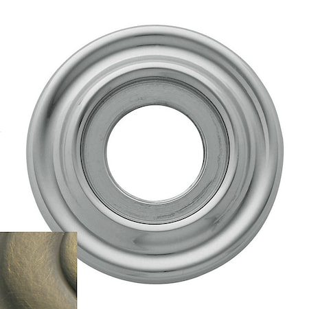 Baldwin Passage Pair Rosettes Antique Brass 5002.050