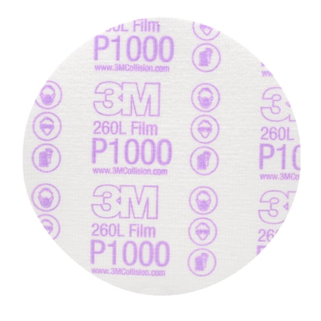 3M Finshng Film Abrasive Disc 6", P1000 Grit PN00969