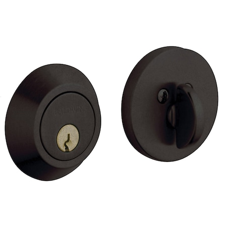 Baldwin Estate Distressed Oil Rubbed Bronze Deadbolts 8241.402