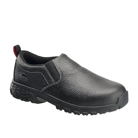 Avenger Safety Footwear Men's Aluminum Toe Slip-On Work Boot, Black, 12, Medium, A7001 A7001-12M