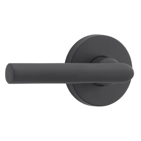 Baldwin Reserve Satin Black Door Levers PSTUBCRR190