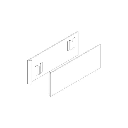 Robern Cart Side Kit Pair, H15, D18, Tinted Gray VM2SKH2D18-11