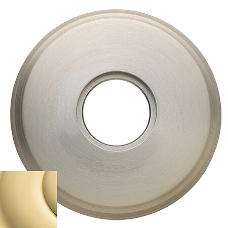 Baldwin Passage Pair Rosettes Unlacquered Brass 5075.031