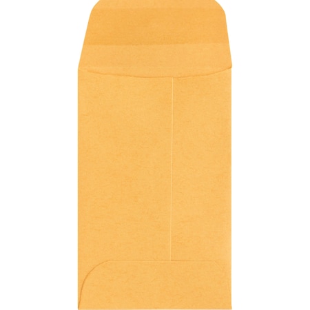 Business Source Envelope, Coin, No. 1, Kraft, PK500 04440