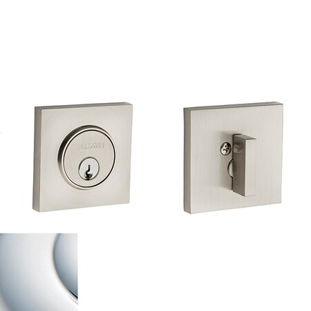 Baldwin Estate Bright Chrome Deadbolts 8220.260