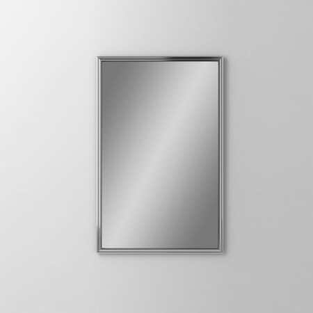 Robern Main Line Dec Frmd Cabinet, D4, Rm, Gray, Polished Nickel DC2030D4RMG76