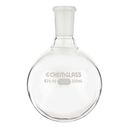 Chemglass Round Bottom Flask, 1000mL CG-1506-24