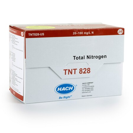 Hach Chemical Co 20-100mg/L Nitrogen TNT Plus Ultra HR TNT828