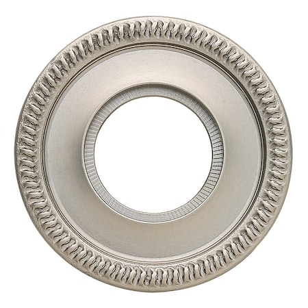 Baldwin Passage Pair Rosettes Lifetime Satin Nickel 5035.056