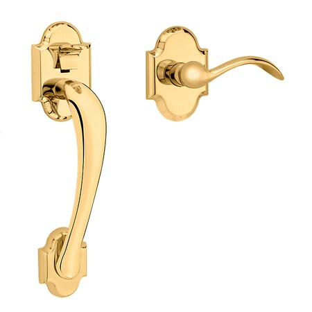 Baldwin Passage Handlesets Lifetime Brass 85353.003.ACLH