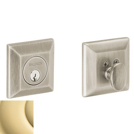 Baldwin Estate Unlacquered Brass Deadbolts 8254.031