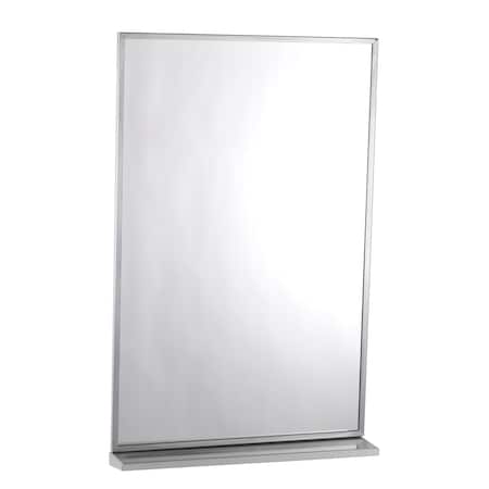 Bobrick Channel-Framed Mirror/Shelf Combination 166 1830