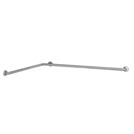 Bobrick 39-7/8" x 57-7/8" L, Horizontal, Stainless Steel, Two-Wall Tub/Shower Toilet Compartment, Satin 68137