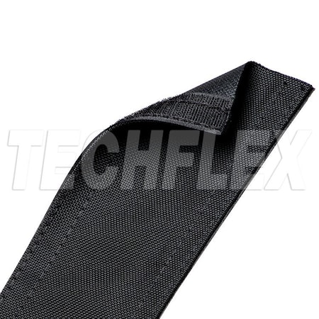Techflex Braided Cable Wrap, 25 ft, Nylon, Black DRN3.00BK