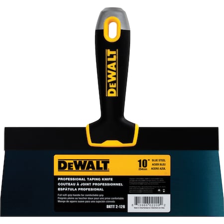 Dewalt Taping Knife, BS, Soft Grip, 10 DXTT-2-126