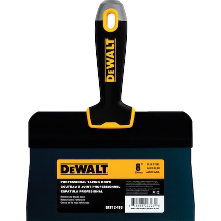 Dewalt Taping Knife, Bg Back, BS, Sft Grip, 8 DXTT-2-180