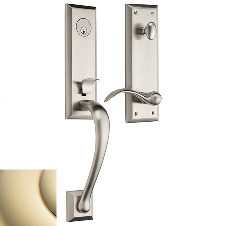 Baldwin Entry Handlesets Lifetime Brass 85352.003.LENT