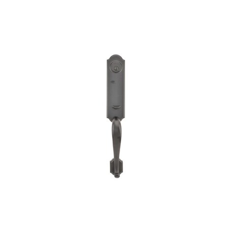 Weslock Mansion Exterior Active Handleset Black 06651-2--002D