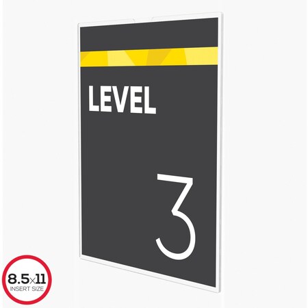 Lorell Acrylic Cubicle Frame, Rectangular Shape LLR49206