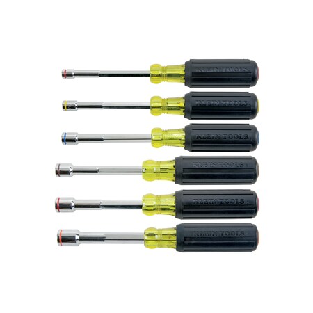 Klein Tools Nut Driver Set, Magnetic Nut Drivers, Heavy Duty, 6-Piece 635-6