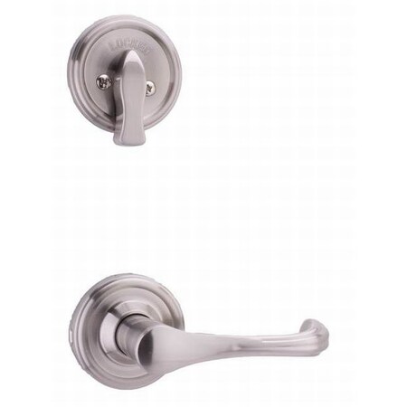 Weslock Provence Interior SGL CYL Handleset Trim Satin Nickel 02100--RNSL20