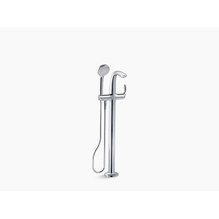 Kohler Bath Filler Trim, Polished Chrome, Floor T97334-4-CP