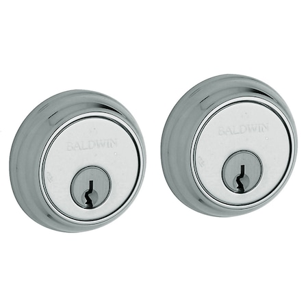 Baldwin Estate Bright Chrome Deadbolts 8021.260